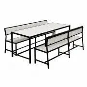 Formica Top H Leg Table