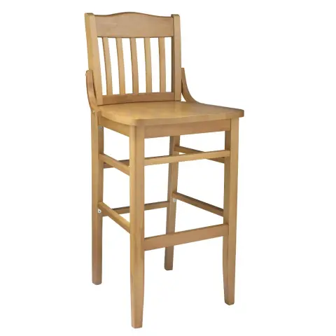 Natural Schoolhouse Barstool