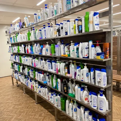Mikva Soap Shelves